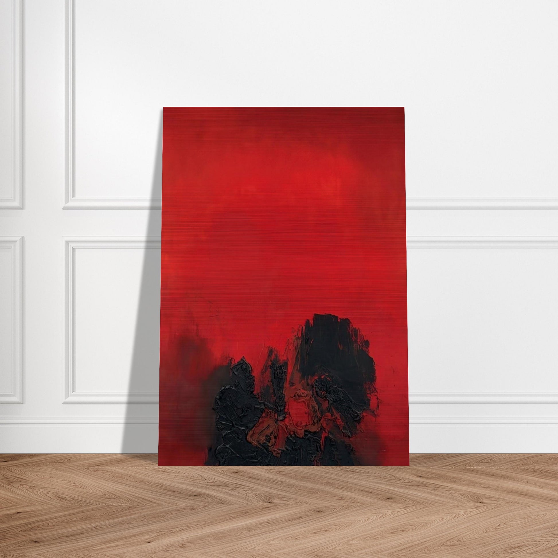 UNTITLED 1961 - Luis Feito Brushed Aluminum Print - 70x100 cm / 28x40 inches | Luis Feito Aluminum Print | Luis Feito Prints