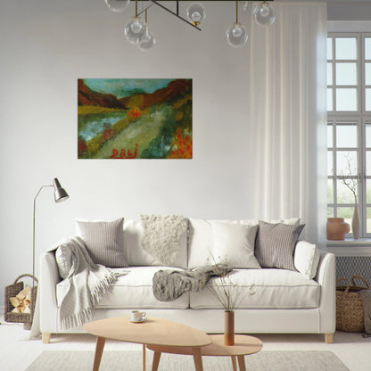 LANDSCAPE 2 - Salvador Dali Brushed Aluminum Print - 70x100 cm / 28x40 inches | Salvador Dali Aluminum Print | Salvador Dali Prints