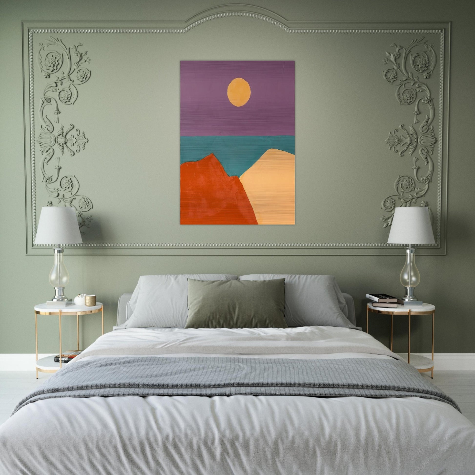 Untitled - 2015 - Etel Adnan Brushed Aluminum Print - 70x100 cm / 28x40 inches | Etel Adnan Aluminum Print | Etel Adnan Prints