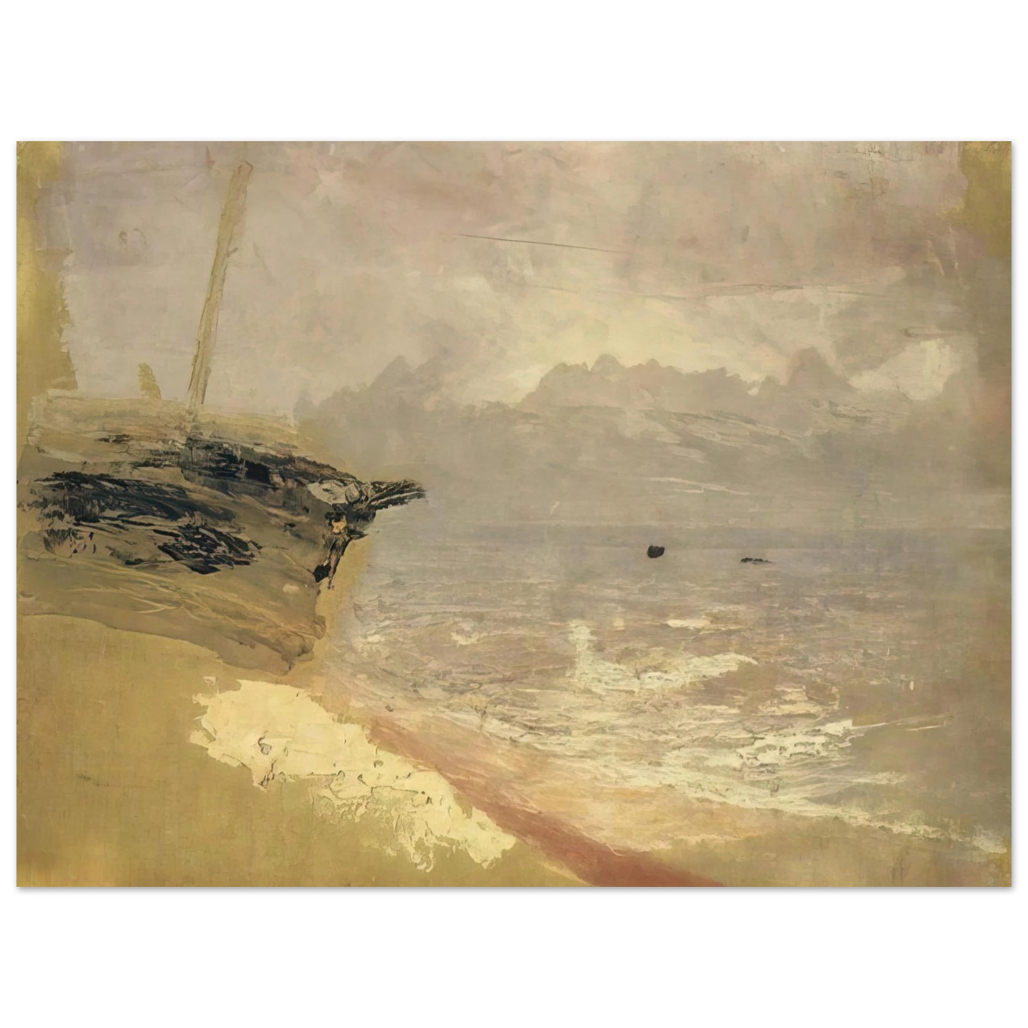 Arkhyp Kuindzhi - Sea. Gloomy Day  75x100 cm / 30x40inches Fine Art Poster