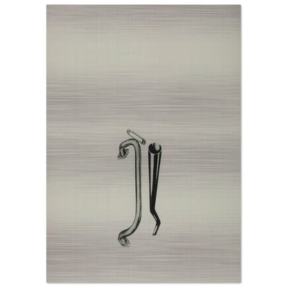 TOOL BOX 7 1966 - Jim Dine Brushed Aluminum Print - 70x100 cm / 28x40 inches | Jim Dine Aluminum Print | Jim Dine Prints