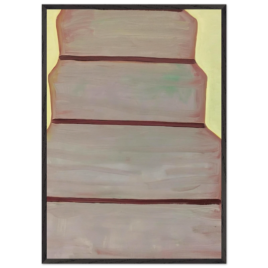 Untitled - 1998 N4 - Ralston Crawford 70x100 cm / 28x40 inches Framed Art Print – Black Wooden Frame