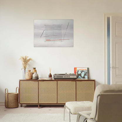 Acrilico K - 1979 - Bice Lazzari Brushed Aluminum Print - 70x100 cm / 28x40 inches | Bice Lazzari Aluminum Print | Bice Lazzari Prints