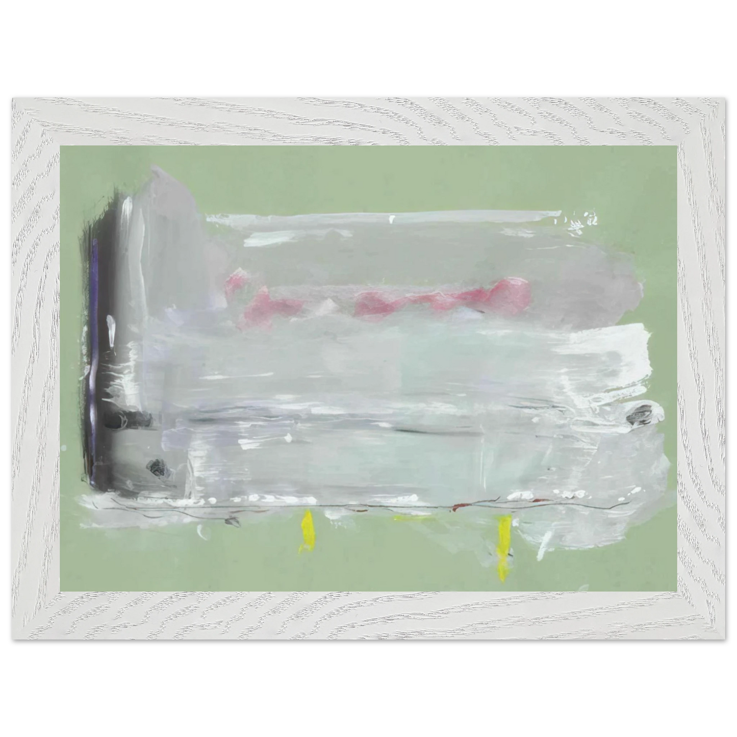 Helen Frankenthaler - Untitled - 1984 Wall art - 50x70 cm / 20x28 inches - Premium Wooden Framed Poster With Fine Art Paper-canvas - Wood frame