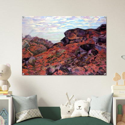 Crozant, les Monts Sedelle, matin - 1895 - Armand Guillaumin Acrylic Print - 70x100 cm / 28x40″ inches | Armand Guillaumin Wall Art | Armand Guillaumin Prints