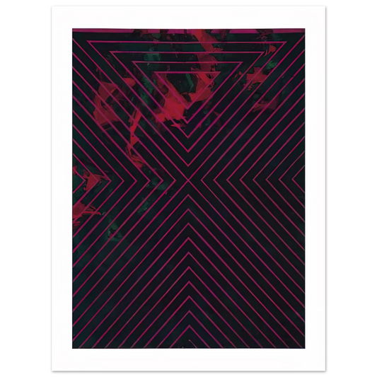 Luis Feito - 1418 1986  75x100 cm / 30x40inches Fine Art Poster