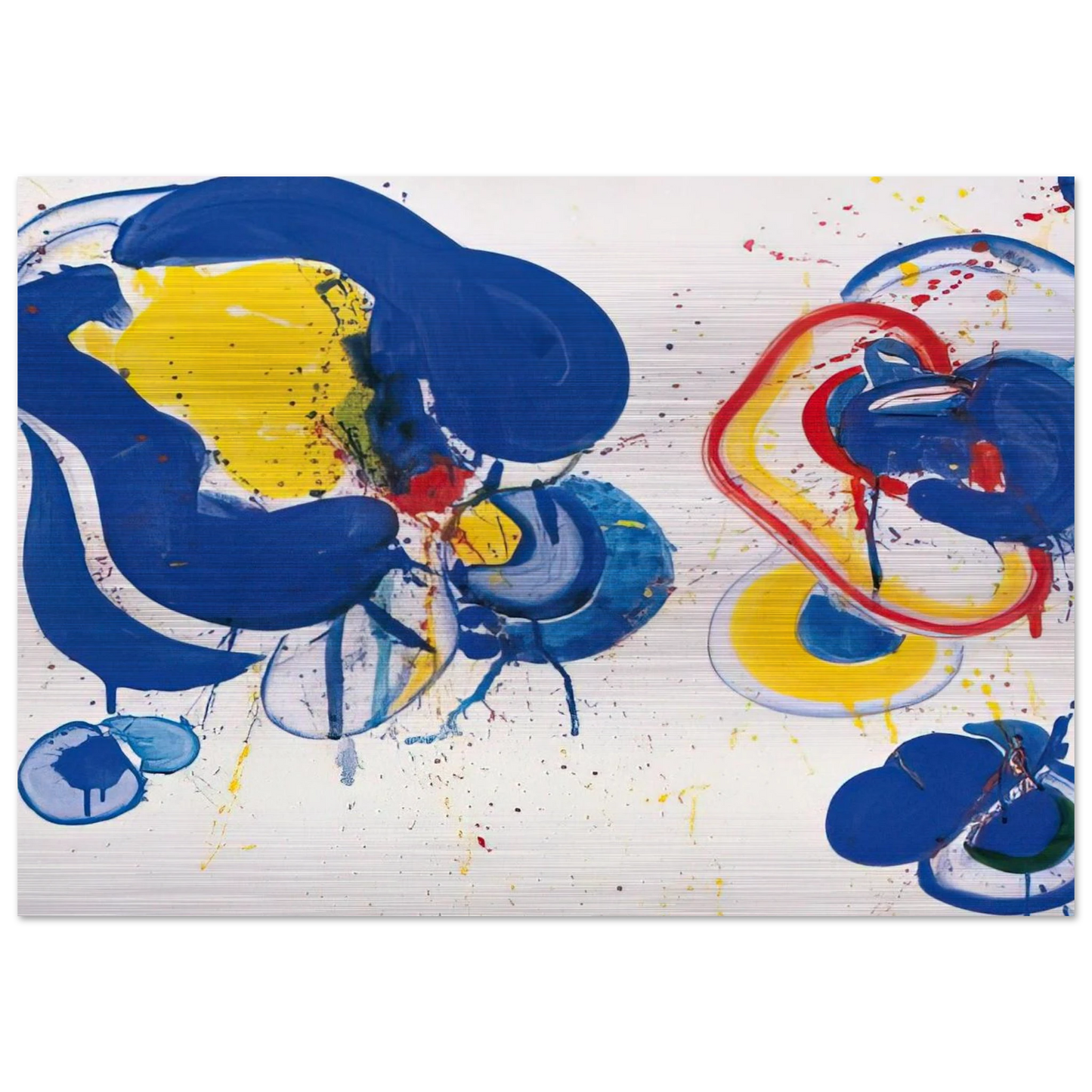 Dream It Is - Sam Francis Brushed Aluminum Print - 70x100 cm / 28x40 inches | Sam Francis Aluminum Print | Sam Francis Prints