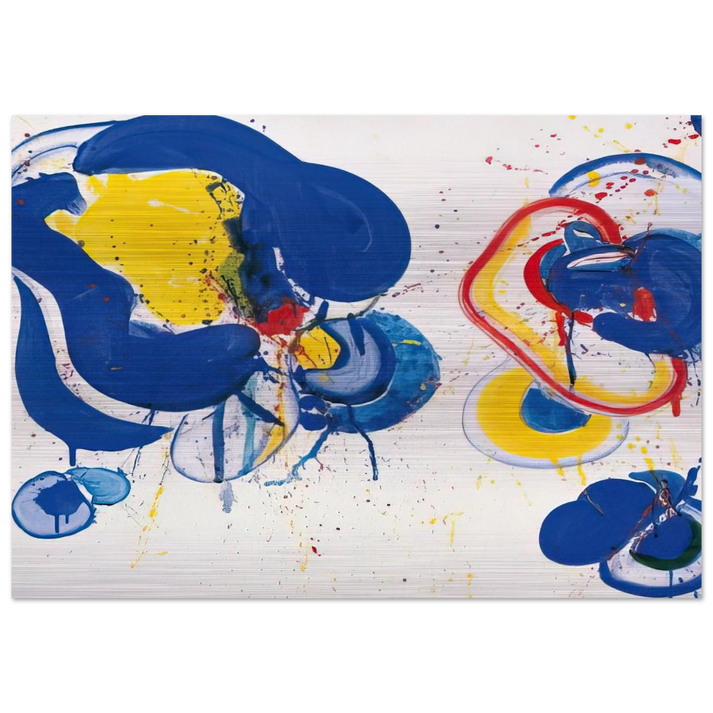 Dream It Is - Sam Francis Brushed Aluminum Print - 70x100 cm / 28x40 inches | Sam Francis Aluminum Print | Sam Francis Prints