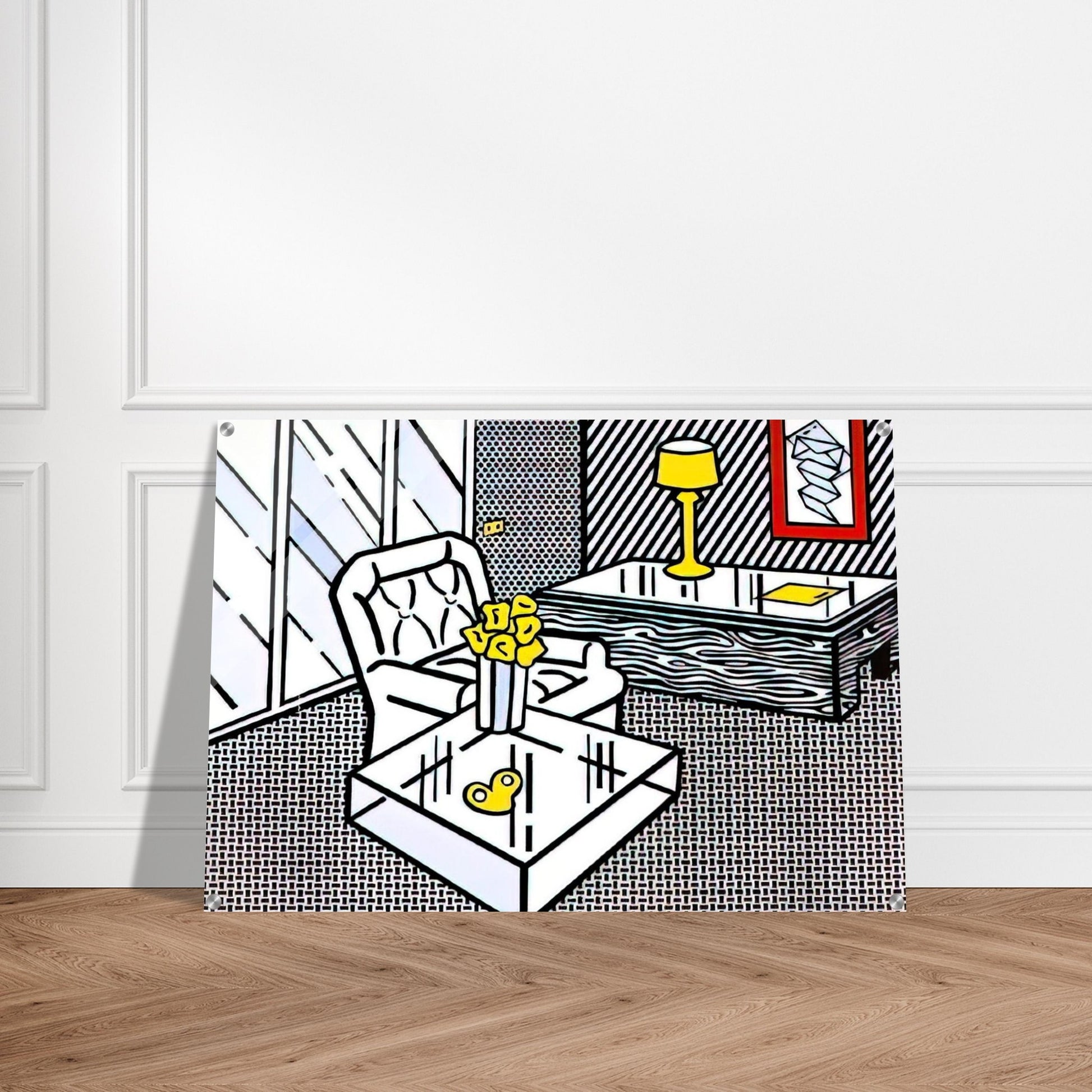 THE DEN 1990 - Roy Lichtenstein Acrylic Print - 70x100 cm / 28x40″ inches