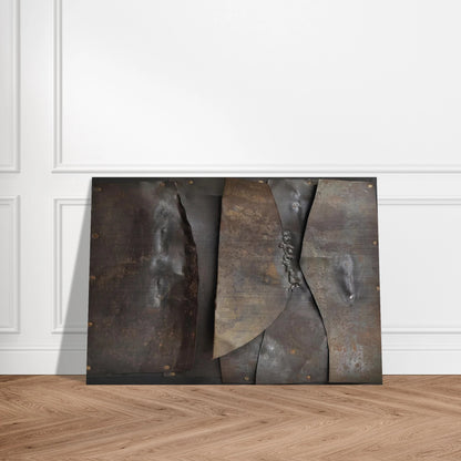 Iron - 1960 - Alberto Burri Brushed Aluminum Print - 70x100 cm / 28x40 inches | Alberto Burri Aluminum Print | Alberto Burri Prints