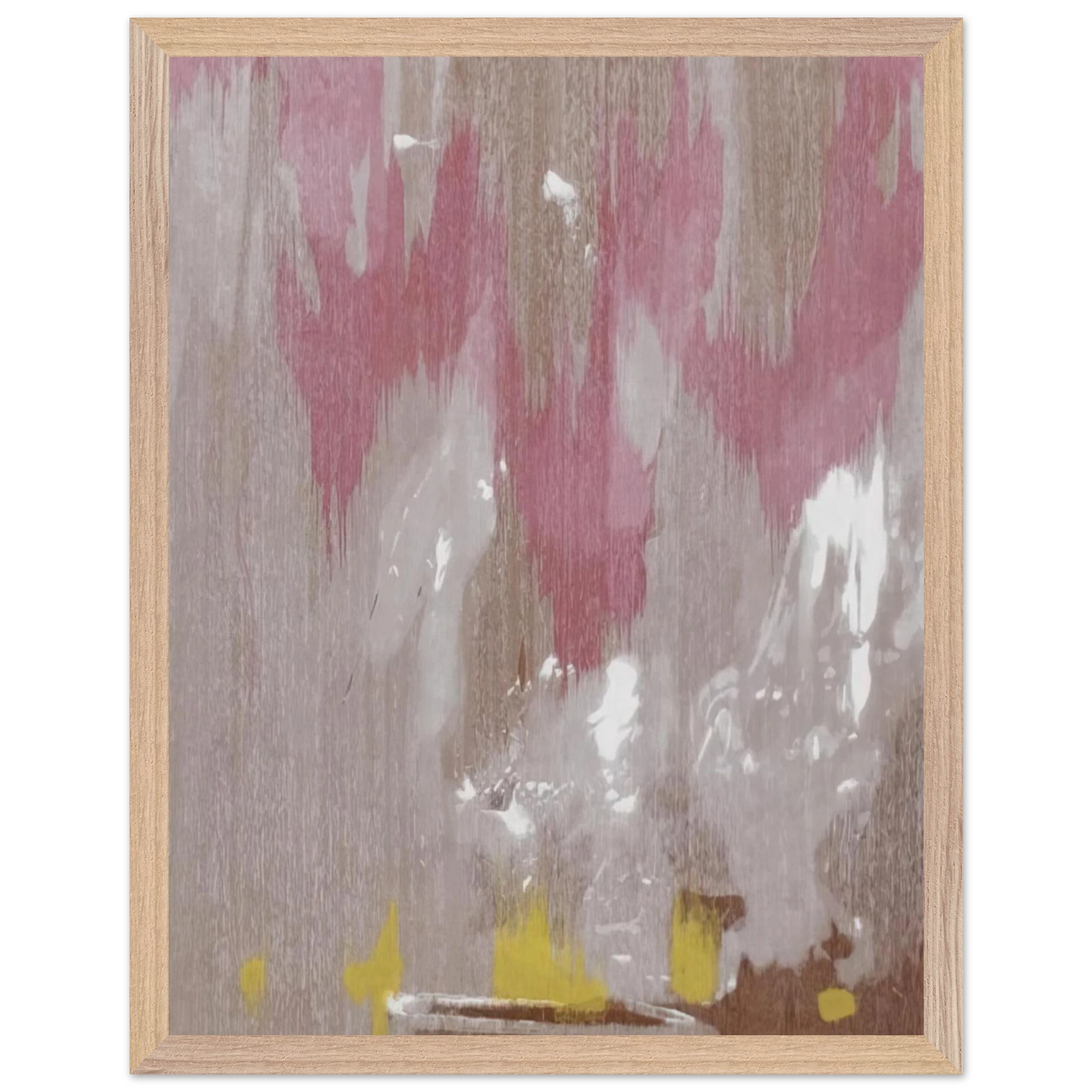 Helen Frankenthaler - Tales of Genji IV - 1998 Wall art - A2 (42 x 59.4  cm) - Premium Wooden Framed Poster With Fine Art Paper-canvas - White frame