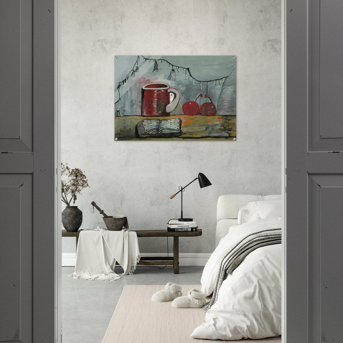 CURTAIN - Philip Guston Acrylic Print - 70x100 cm / 28x40″ inches