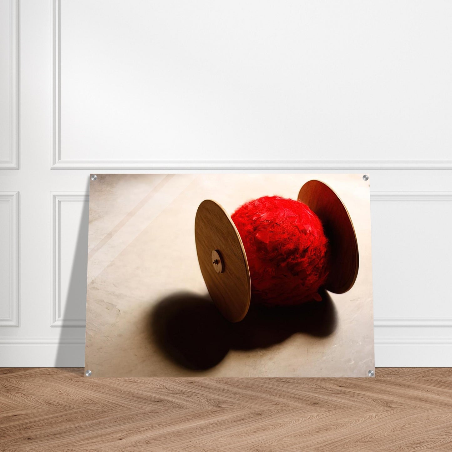 Wheels with ball - 2001 - Lygia Pape Acrylic Print - 70x100 cm / 28x40″ inches | Lygia Pape Wall Art | Lygia Pape Prints
