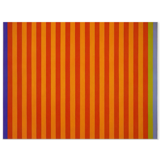 Gene Davis - EdgesSolar Beat - 1962  75x100 cm / 30x40inches Fine Art Poster