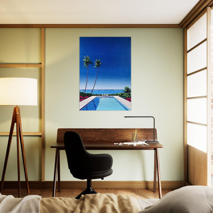 Watermelon Pool - Hiroshi Nagai Brushed Aluminum Print - 70x100 cm / 28x40 inches | Hiroshi Nagai Aluminum Print | Hiroshi Nagai Prints