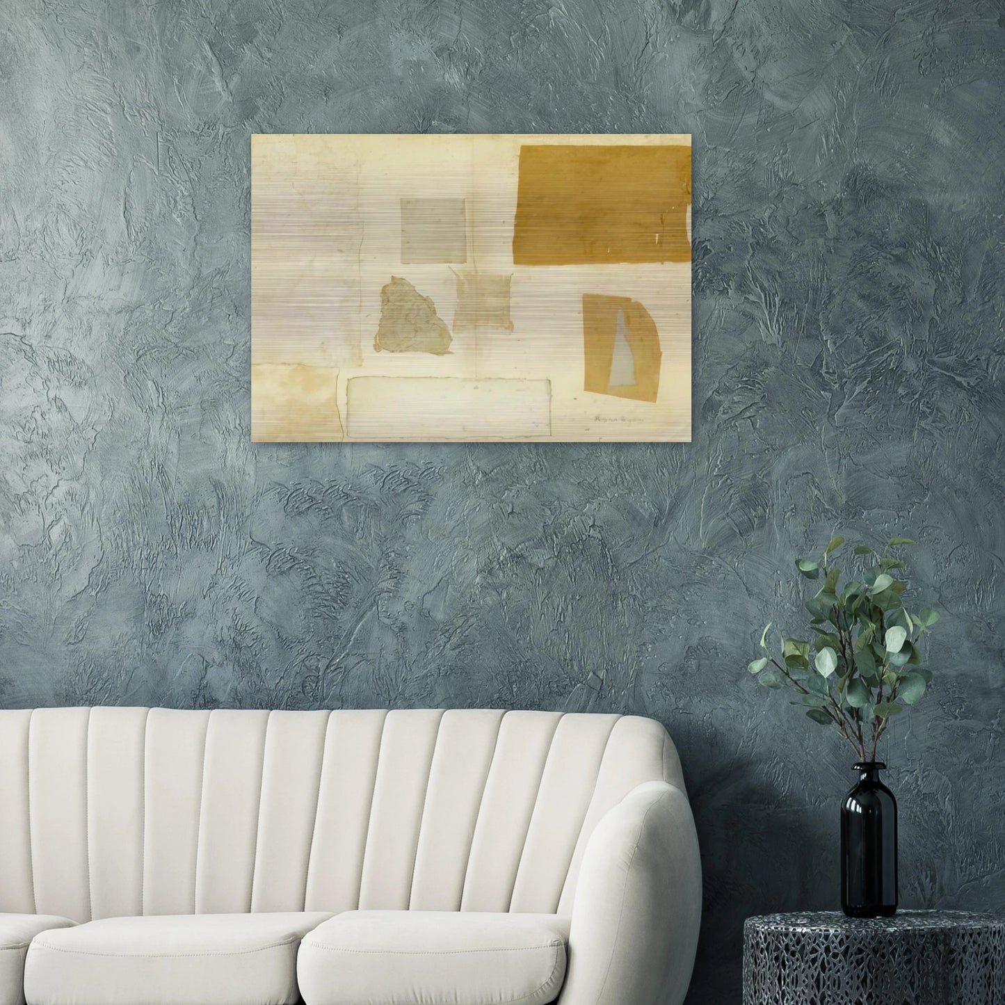 Gray Collage - 1953 - Anne Ryan Brushed Aluminum Print - 70x100 cm / 28x40 inches | Anne Ryan Aluminum Print | Anne Ryan Prints