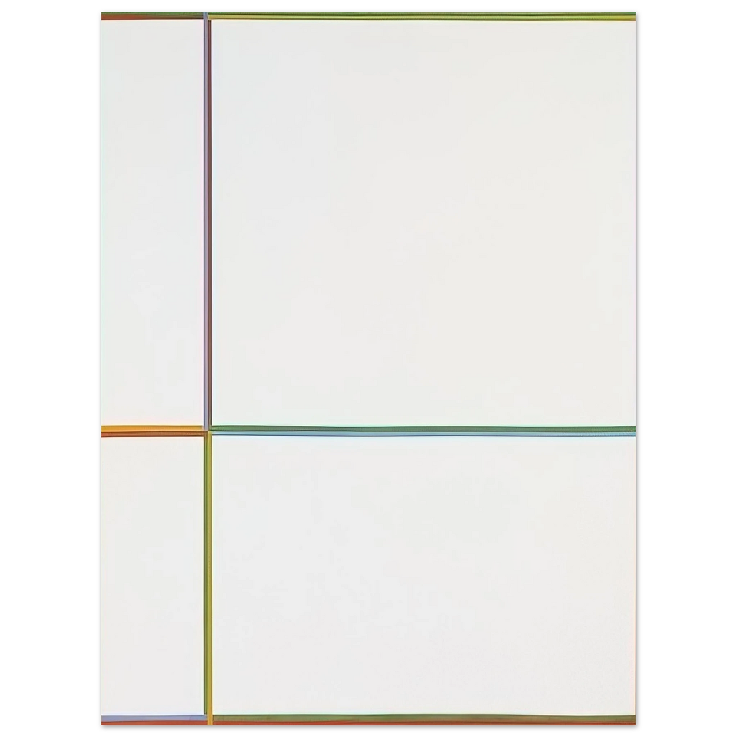 Max Bill - Doppelfarben in the cross 1-2-3-4 - 1968  75x100 cm / 30x40inches Fine Art Poster