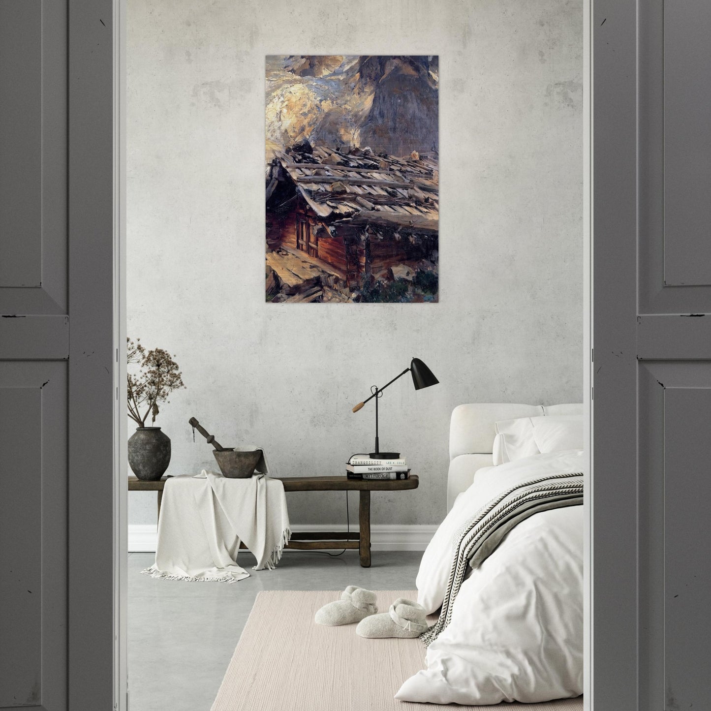 Brenva Glacier - John Singer Sargent Brushed Aluminum Print - 70x100 cm / 28x40 inches | John Singer Sargent Aluminum Print | John Singer Sargent Prints