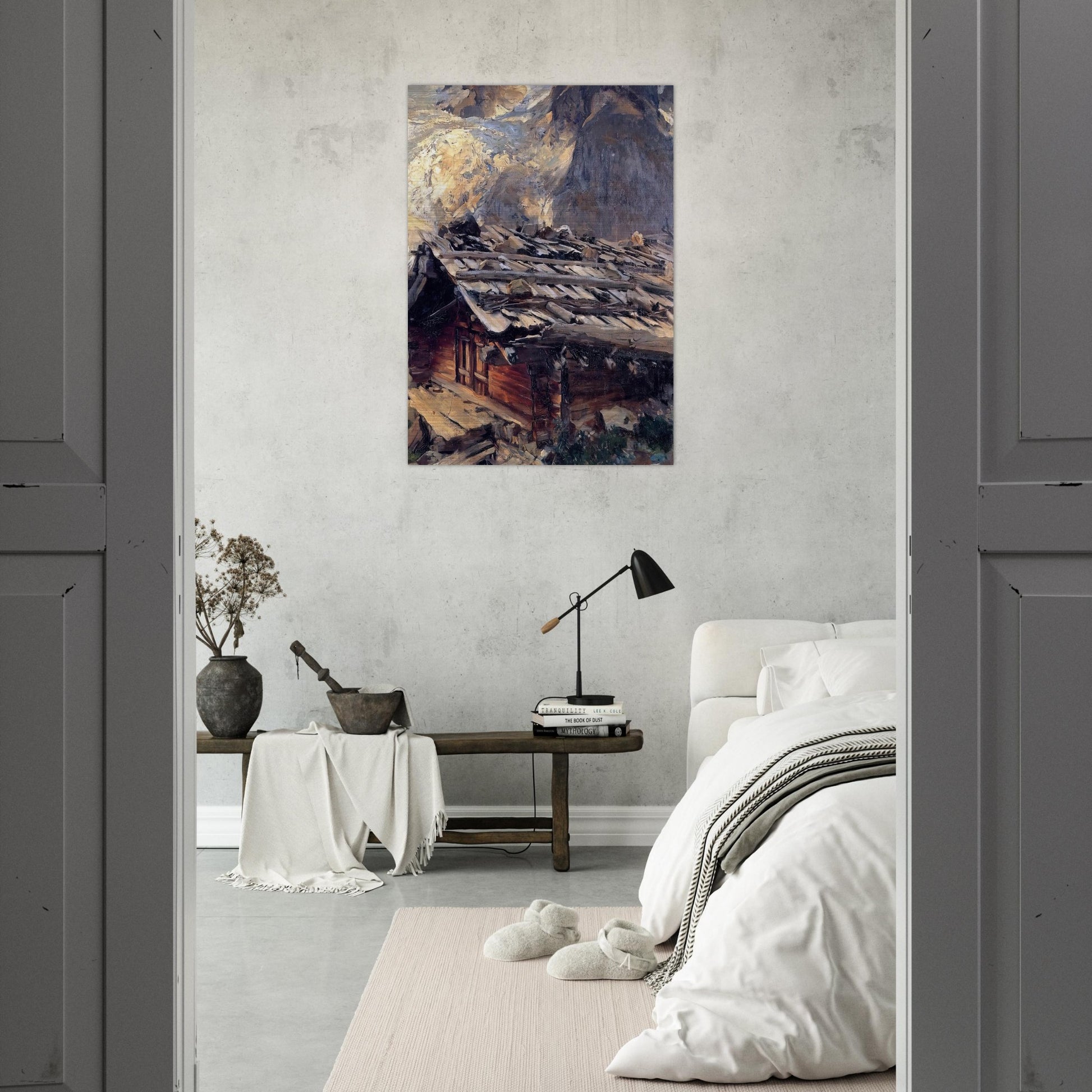 Brenva Glacier - John Singer Sargent Brushed Aluminum Print - 70x100 cm / 28x40 inches | John Singer Sargent Aluminum Print | John Singer Sargent Prints