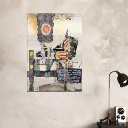 CAPTIVA CODA 2002 - Robert Rauschenberg Brushed Aluminum Print - 70x100 cm / 28x40 inches | Robert Rauschenberg Aluminum Print | Robert Rauschenberg Prints