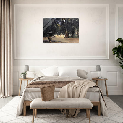 Villa Torlonia Fountain - John Singer Sargent Acrylic Print - 70x100 cm / 28x40″ inches