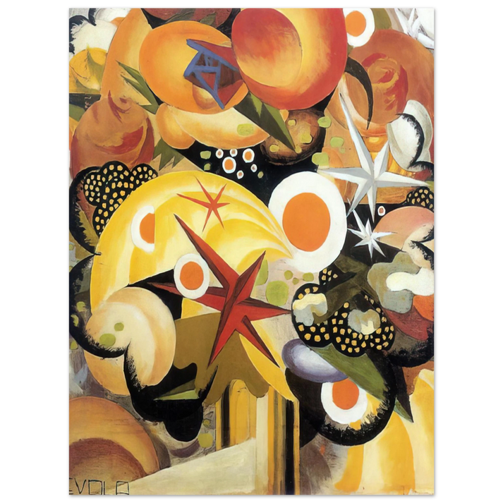 Julius Evola - Mazzo di fiori - 1918  75x100 cm / 30x40inches Fine Art Poster