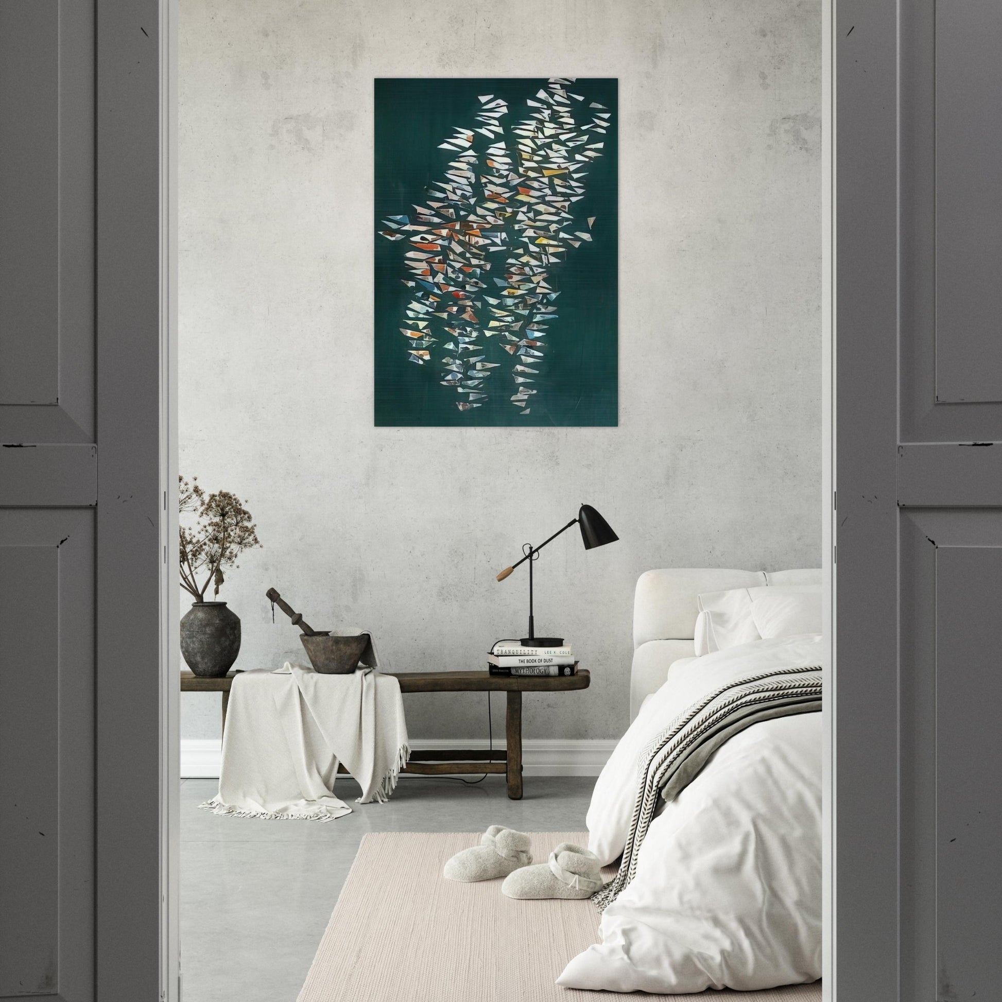 NZT - 1999 - Robert Goodnough Brushed Aluminum Print - 70x100 cm / 28x40 inches | Robert Goodnough Aluminum Print | Robert Goodnough Prints