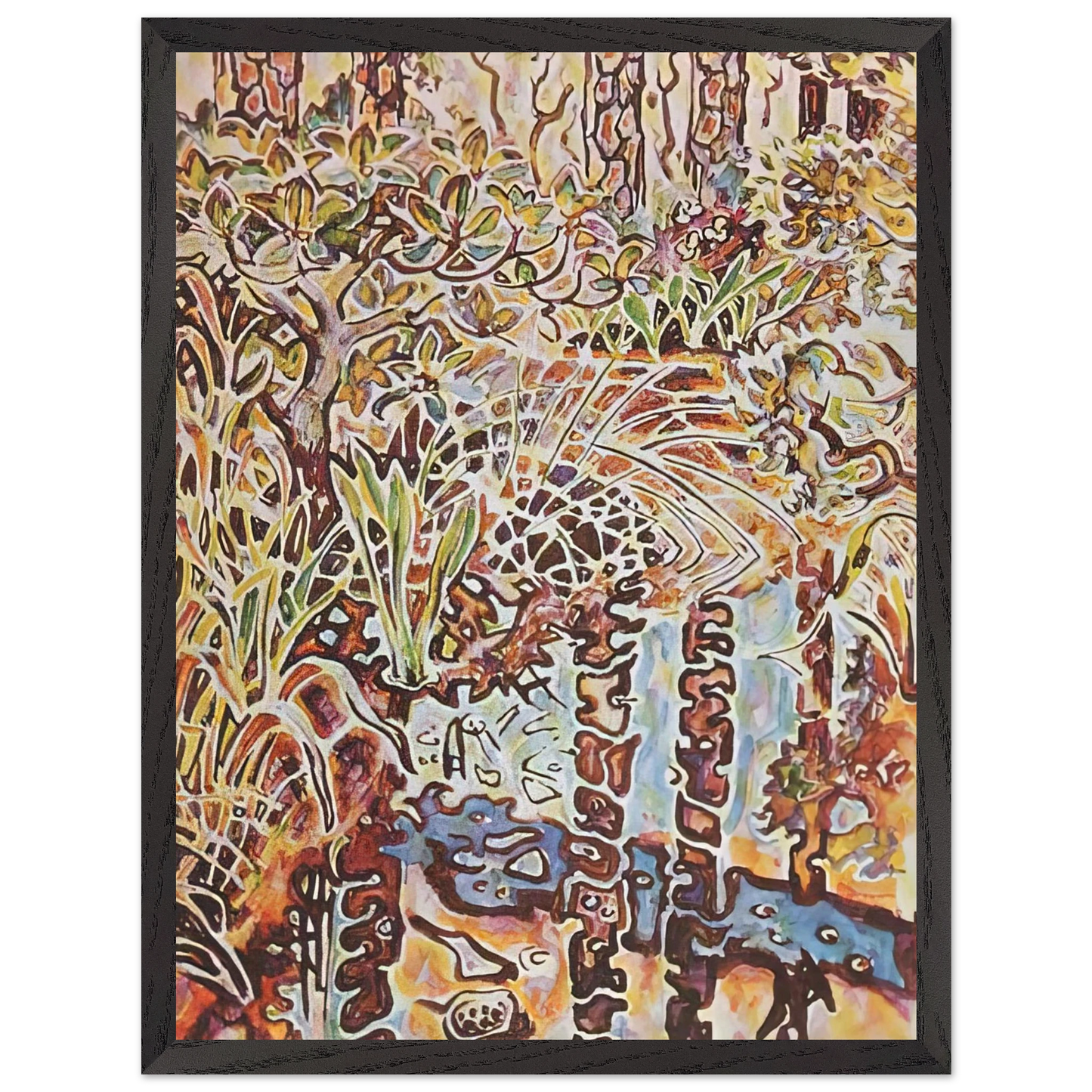 Walter Inglis Anderson - Walter Anderson Wall art - 15x20 cm / 6x8 inches - Premium Wooden Framed Poster With Fine Art Paper-canvas - Wood frame