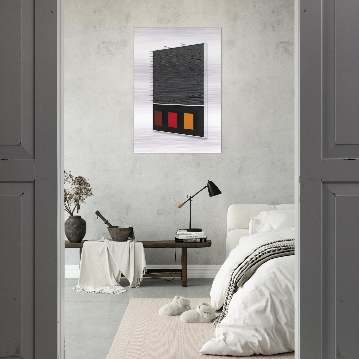 TES GRANDES Y PEQUENAS 1999 - Jesus Rafael Soto Brushed Aluminum Print - 70x100 cm / 28x40 inches | Jesus Rafael Soto Aluminum Print | Jesus Rafael Soto Prints