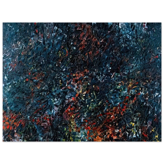 Jean-Paul Riopelle - Forestine  75x100 cm / 30x40inches Fine Art Poster