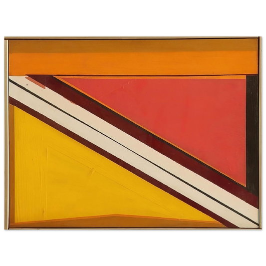 Larry Zox - Diagonal 4 - 1963  75x100 cm / 30x40inches Fine Art Poster