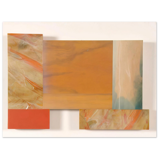 Sam Gilliam - With Orange  75x100 cm / 30x40inches Fine Art Poster