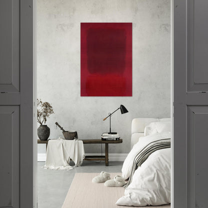 Red and Brown - 1957 - Mark Rothko Brushed Aluminum Print - 70x100 cm / 28x40 inches | Mark Rothko Aluminum Print | Mark Rothko Prints