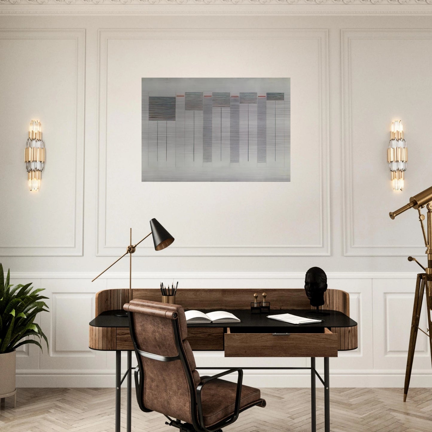 Acrilico n. 12 - 1976 - Bice Lazzari Brushed Aluminum Print - 70x100 cm / 28x40 inches | Bice Lazzari Aluminum Print | Bice Lazzari Prints