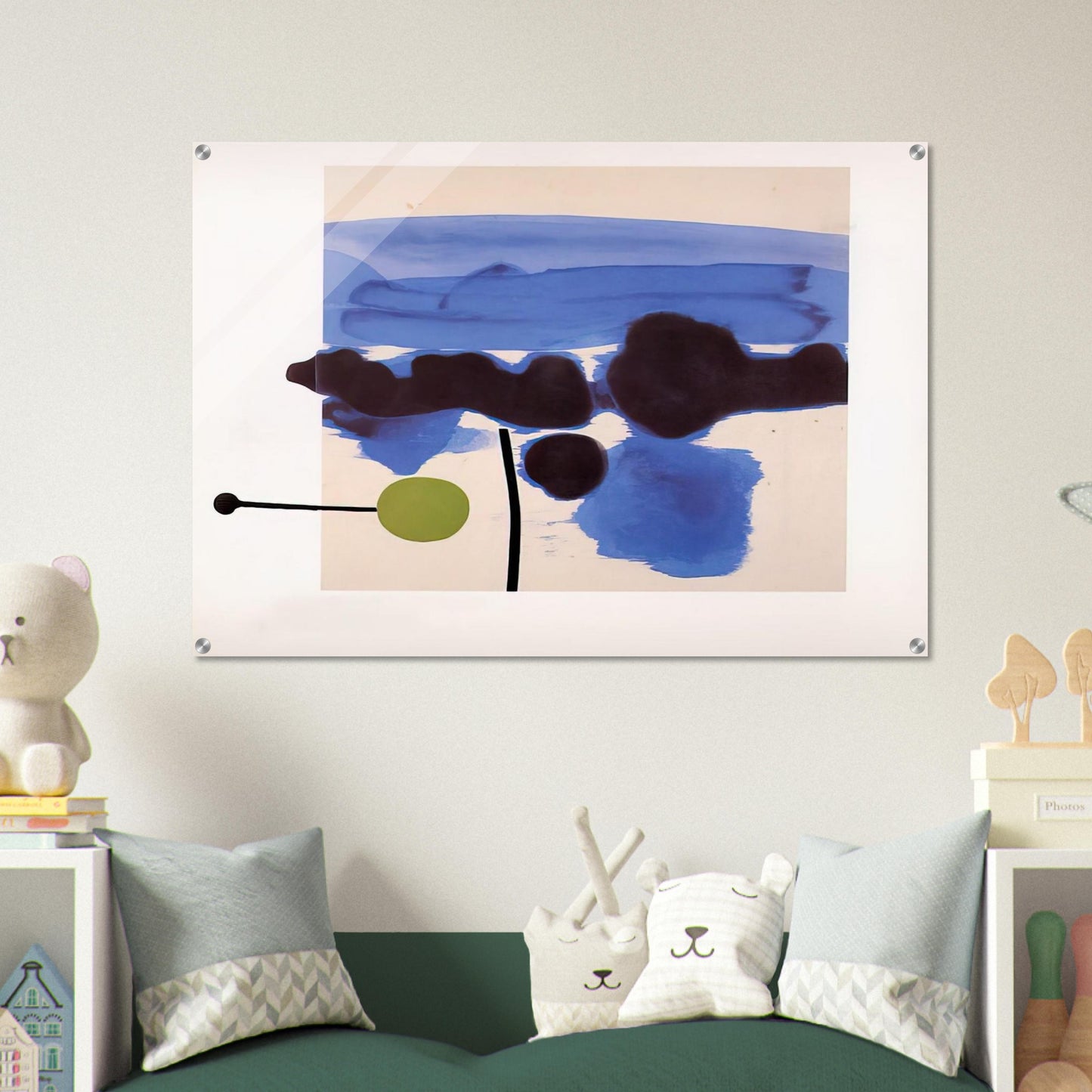The Passion Flower - 1986 - Victor Pasmore Acrylic Print - 70x100 cm / 28x40″ inches