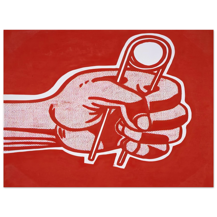 Roy Lichtenstein - THE GRIP 1962  75x100 cm / 30x40inches Fine Art Poster