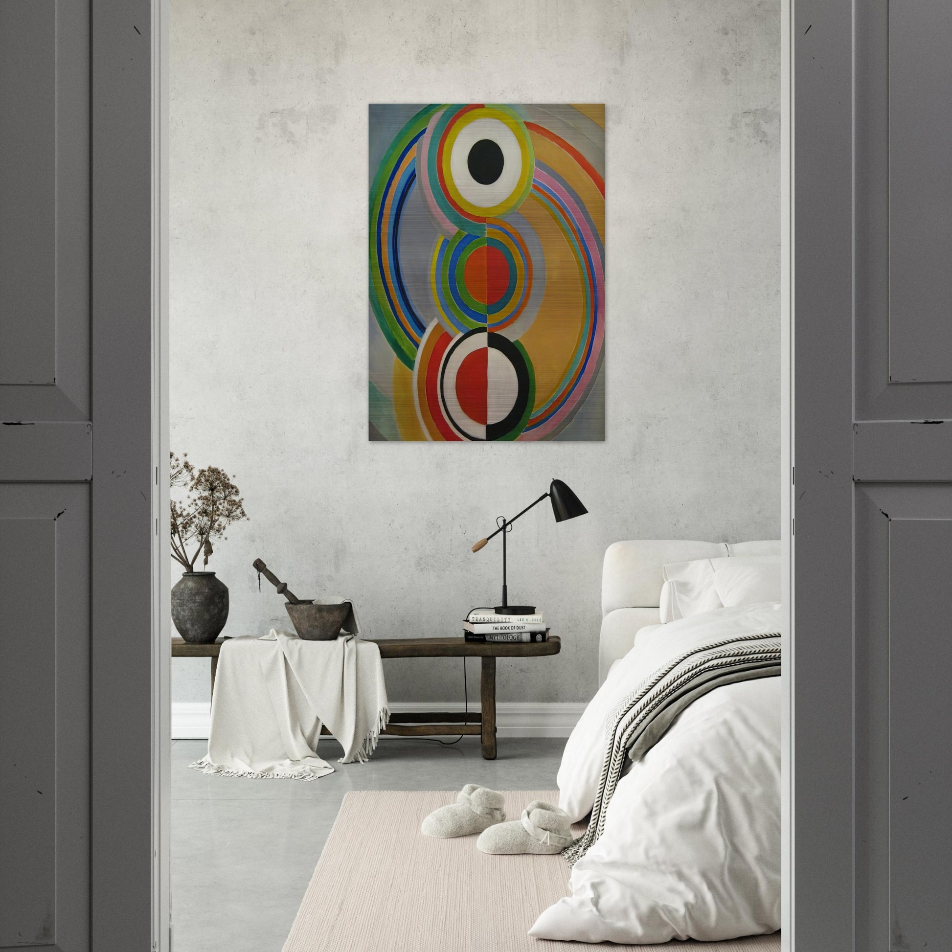 RYTHME 1 - Sonia Delaunay Brushed Aluminum Print - 70x100 cm / 28x40 inches | Sonia Delaunay Aluminum Print | Sonia Delaunay Prints