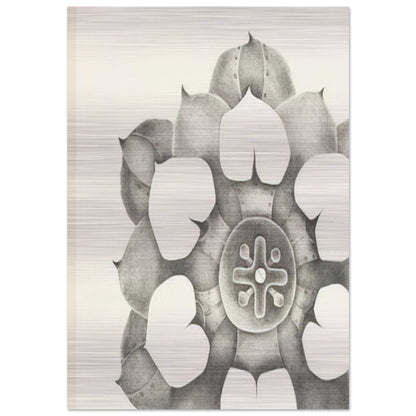 TENTH STONE 1968 - Lee Bontecou Brushed Aluminum Print - 70x100 cm / 28x40 inches | Lee Bontecou Aluminum Print | Lee Bontecou Prints