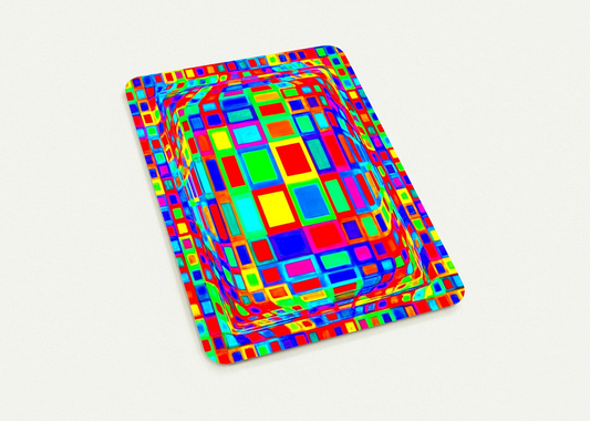 OND-DVA - Op Art By Victor Vasarely Pack of 10 Post Cards | Victor Vasarely Post Cards | A6 (10.5 x 14.8 cm) - 4.1 x 5.8 inches