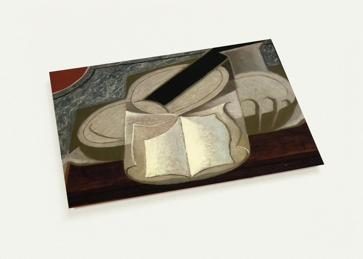 BOOK AND GUITAR 1925 By Juan Gris Pack of 10 Post Cards | Juan Gris Post Cards | A6 (10.5 x 14.8 cm) - 4.1 x 5.8 inches