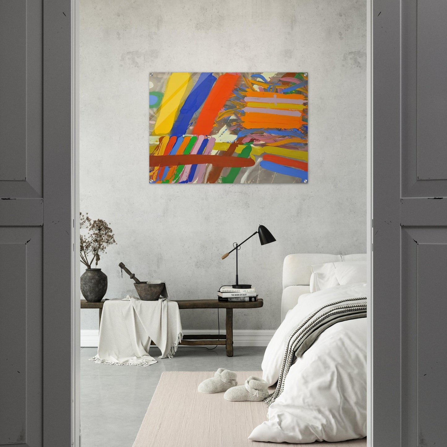 Woolhara - 1986 - Albert Irvin Acrylic Print - 70x100 cm / 28x40″ inches | Albert Irvin Wall Art | Albert Irvin Prints