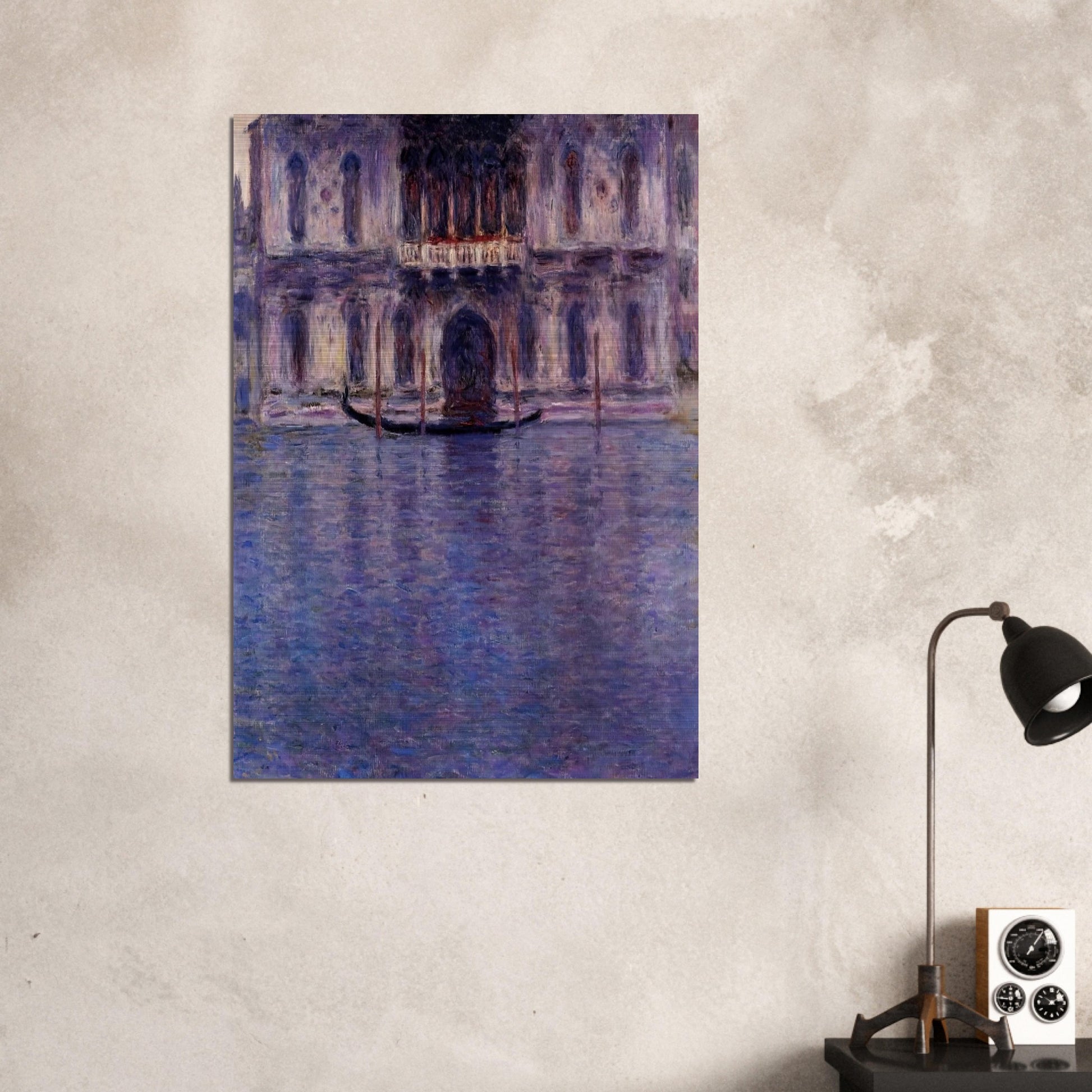 Palazzo Contarini 2 - claude monet Brushed Aluminum Print - 70x100 cm / 28x40 inches | claude monet Aluminum Print | claude monet Prints