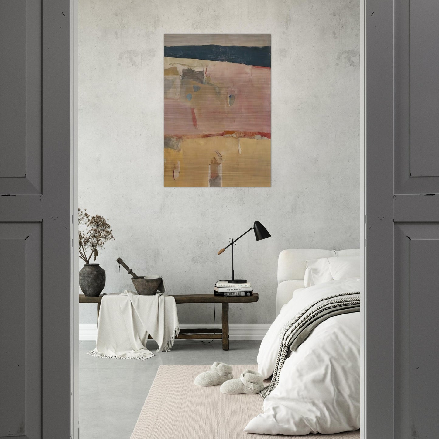 Albuquerque #11 - Richard Diebenkorn Brushed Aluminum Print - 70x100 cm / 28x40 inches | Richard Diebenkorn Aluminum Print | Richard Diebenkorn Prints