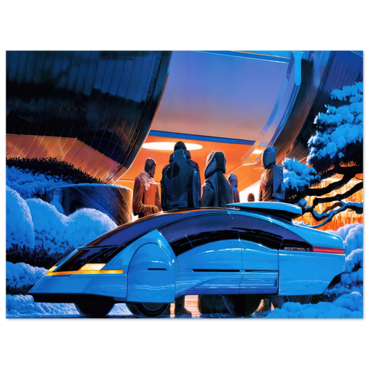 Syd Mead - Syd Mead  75x100 cm / 30x40inches Fine Art Poster