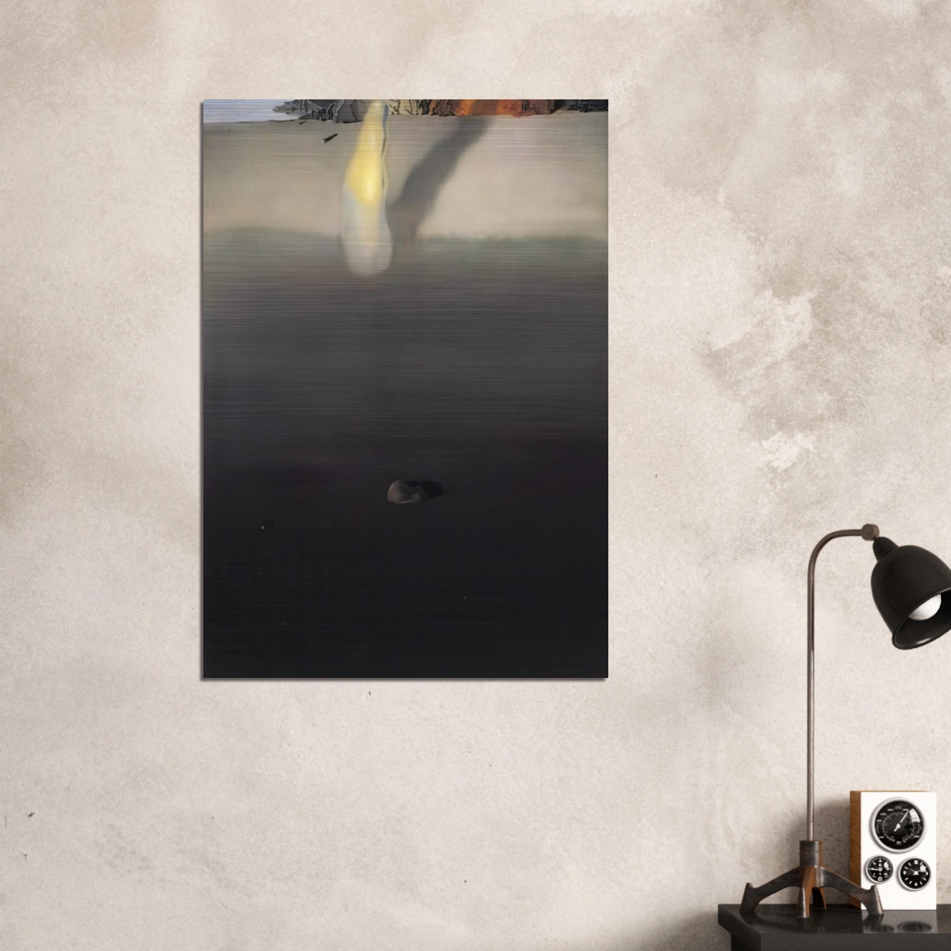 ON THE SEASHORE - Salvador Dali Brushed Aluminum Print - 70x100 cm / 28x40 inches | Salvador Dali Aluminum Print | Salvador Dali Prints