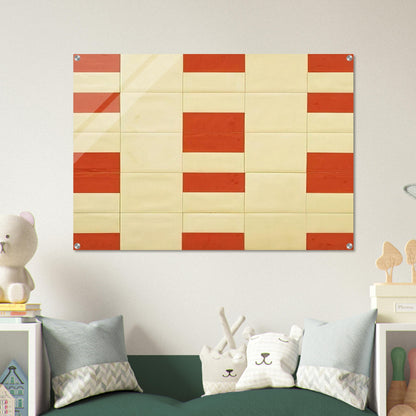 Red and White - Ellsworth Kelly Acrylic Print - 70x100 cm / 28x40″ inches