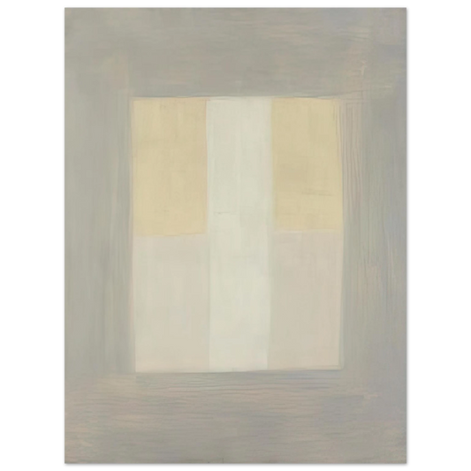 Agnes Martin - Desert Rain  75x100 cm / 30x40inches Fine Art Poster