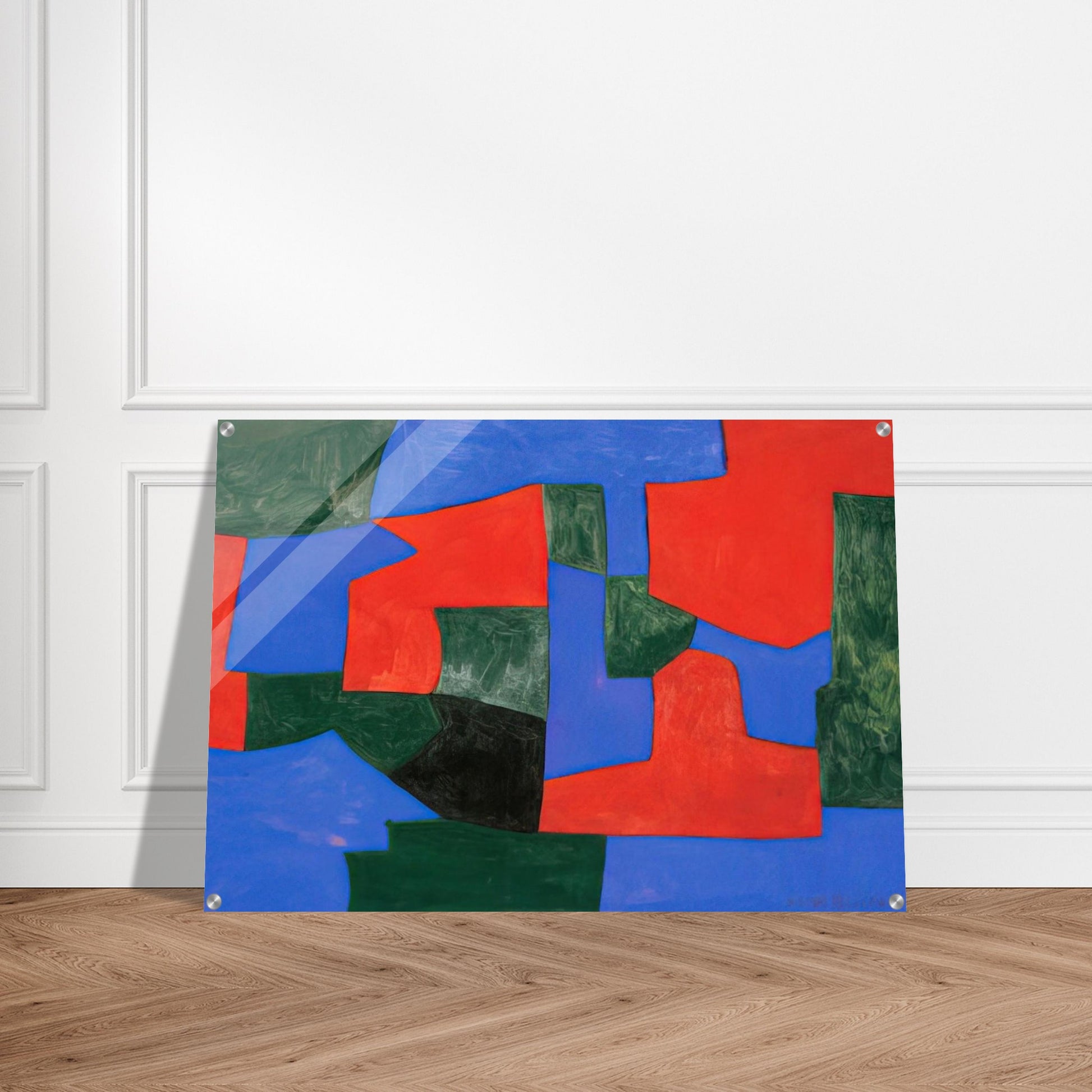 Composition abstraite - 1959 - Serge Poliakoff Acrylic Print - 70x100 cm / 28x40″ inches | Serge Poliakoff Wall Art | Serge Poliakoff Prints