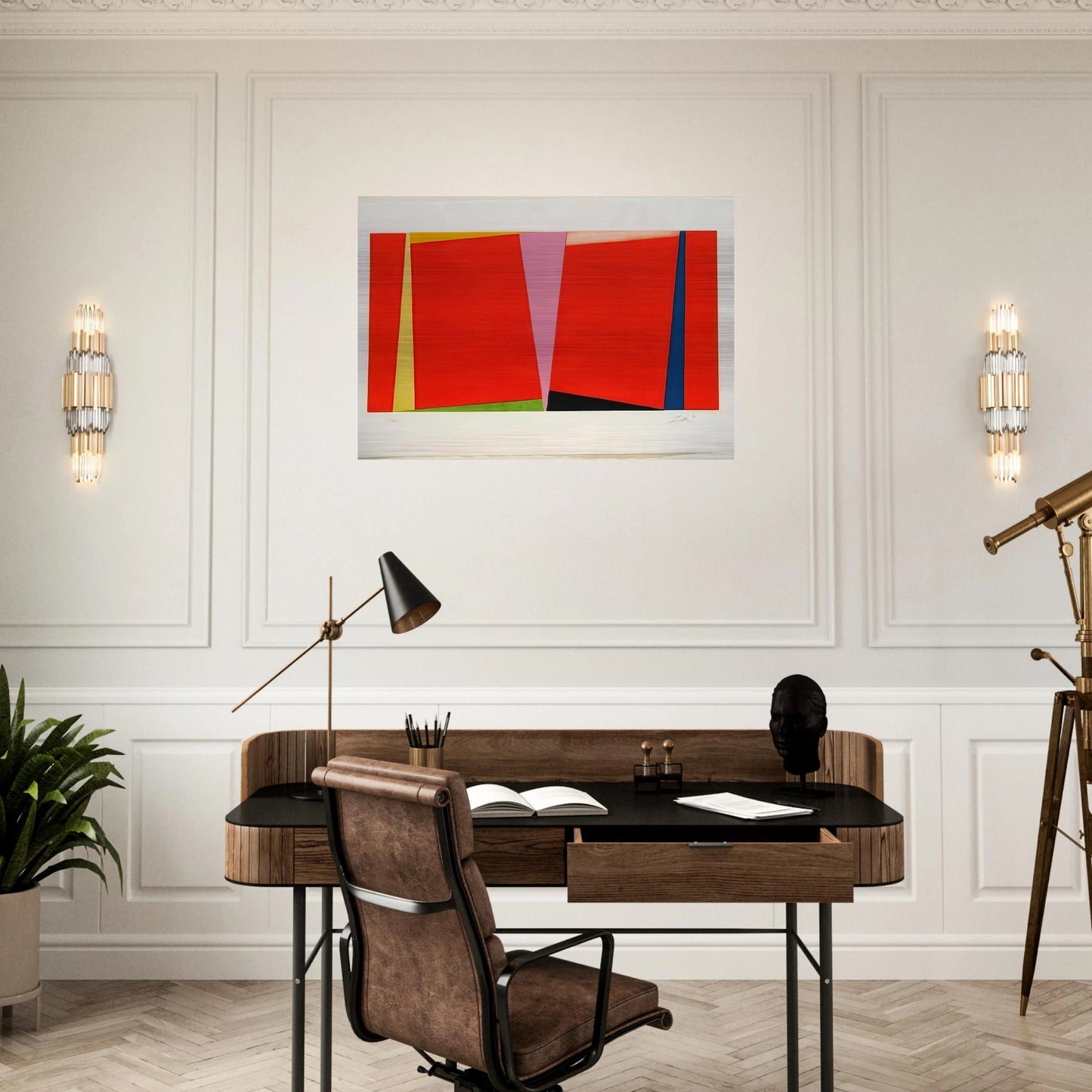 Untitled - 1970 - Larry Zox Brushed Aluminum Print - 70x100 cm / 28x40 inches | Larry Zox Aluminum Print | Larry Zox Prints