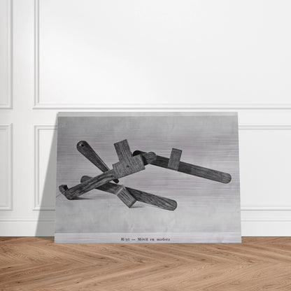 Röyi - 1945 - Gyula Kosice Brushed Aluminum Print - 70x100 cm / 28x40 inches | Gyula Kosice Aluminum Print | Gyula Kosice Prints